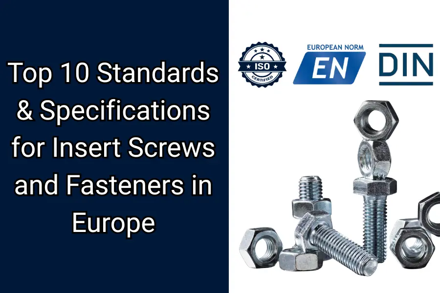 Top International Standards for Insert Screws and Fasteners (ISO, DIN, EN) Explained